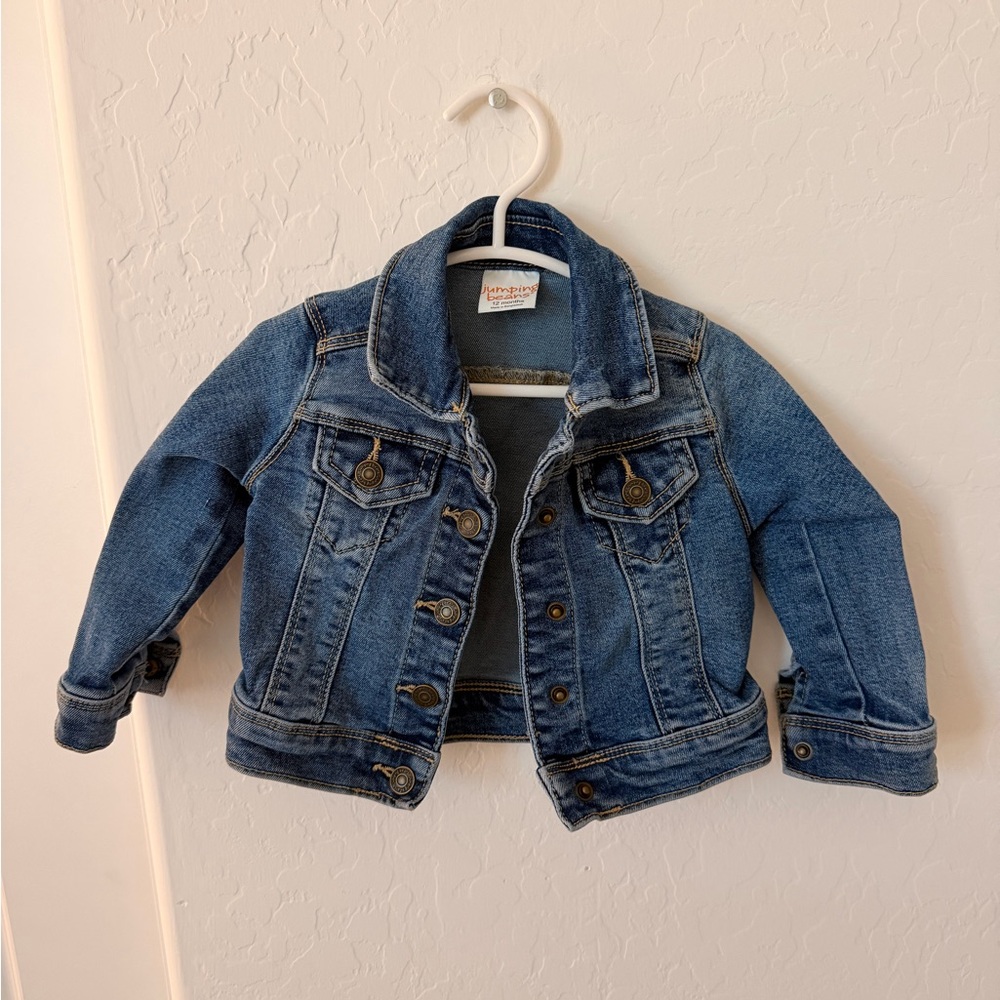 jumping beans Classic Kids Denim Jacket in Blue Wash